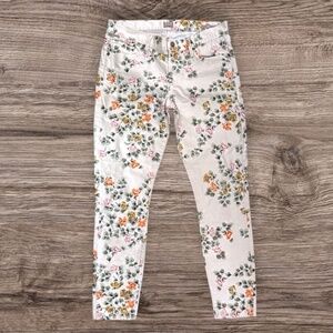 CITIZENS OF HUMANITY Mandy High Waist Retro Slim Roll Up Floral Jeans Size 29
